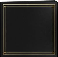 Pioneer BSP-46/BK Photo Albums 204-Pocket Post Bound Leatherette Cover Photo Album for 4 by 6-Inch Prints, Black