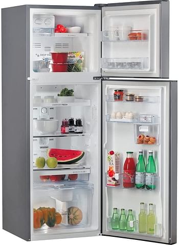 Whirlpool Top Mount Refrigerator 360 L, WTM452RSS/Silver