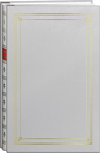 ألبوم صور Pioneer BP-200/W 200-Pocket Post Bound من الجلد الأبيض مع لمسات ذهبية لمطبوعات 4 في 6 بوصات/ أبيض / 4 × 6 بوصة