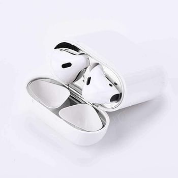 AhaStyle Nickel Sheet Sticker for Airpods 2.0 2 Sets Silver