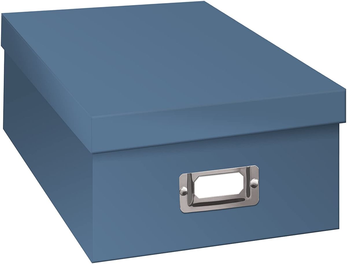 Pioneer Photo Albums B-1S/SB B-1S Photo Storage Box, Sky Blue /28.6 x 19.7 x 11.4cm