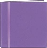 Pioneer Photo Albums DSL12-PR Snapload 12x12 Fabric Ribbon Scrapbook, Purple