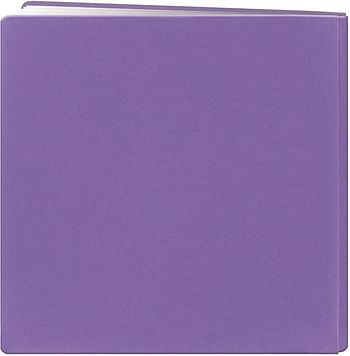 Pioneer Photo Albums DSL12-PR Snapload 12x12 Fabric Ribbon Scrapbook, Purple