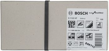 Bosch 2608656034 1122HF Saber Saw Blade, 45cm x 40cm x 25cm, White