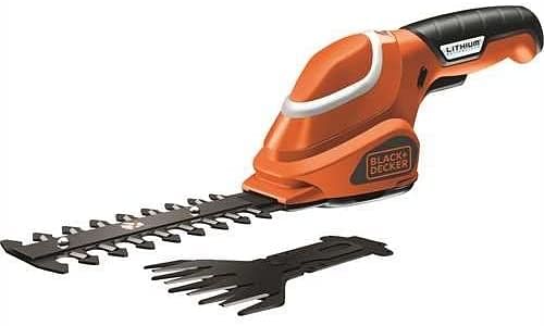 Black & Decker 7V Shear Shrubber Combo Kit - Gsl700-GB - Orange/Black