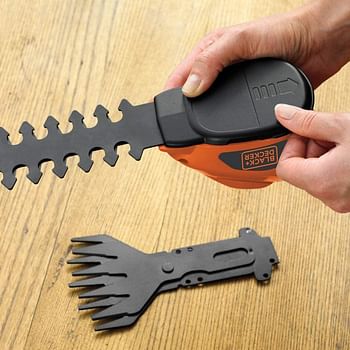 Black & Decker 7V Shear Shrubber Combo Kit - Gsl700-GB - Orange/Black