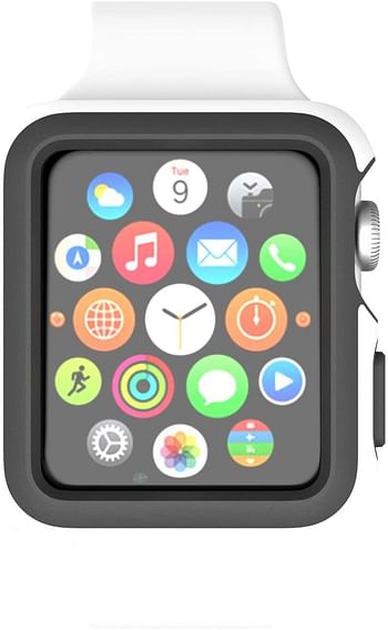 Speck Apple Watch 38Mm Candyshell Fit Case - Black & Slate Grey.