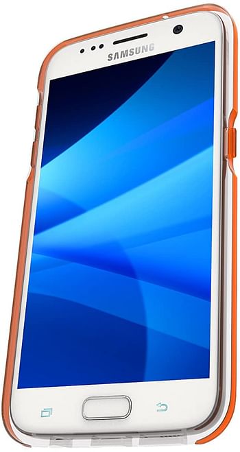 جراب خلفي Dog and Bone Dog & Bone Splash44 لهاتف Samsung Galaxy S7 - شفاف / برتقالي - مقاس واحد