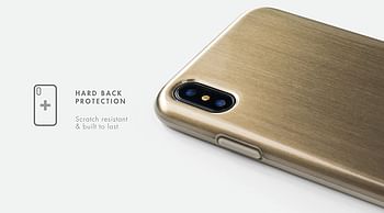 Laut Huex Metallic Back Case For Apple Iphone X | Gold | One size.