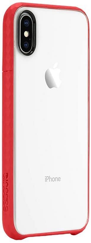 Incase Pop Case For Iphone X - Clear/Red, Inph190382-Red - One Size