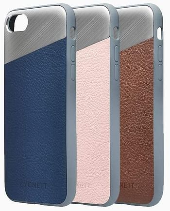 Cygnett Element Apple Iphone 8 Plus/7 Plus Case - Navy/Silver - One Size