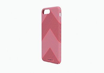 Cygnett Skin Fashion Tpu Case With Fine Chevron Stripe Pattern Highlight For Apple Iphone 7S Plus - Pink/Blue, Cy2269Cpski One Size