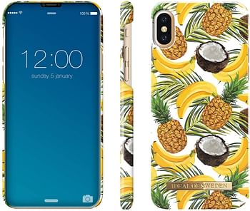 iDeal of Sweden S/S17 Fashion Back Case for Apple iPhone X - Banana Coconut/One Size/Multicolour