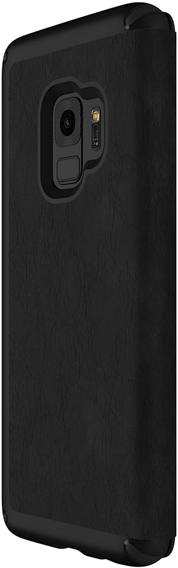 SPECK Presidio Folio Leather Cover f. Samsung Galaxy S9, Black