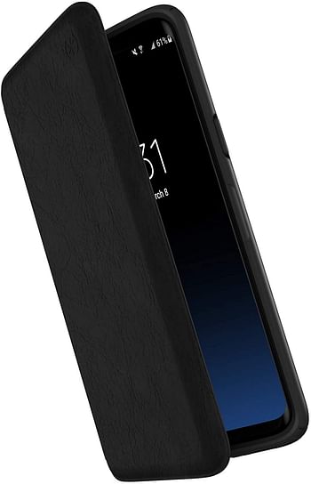 SPECK Presidio Folio Leather Cover f. Samsung Galaxy S9, Black