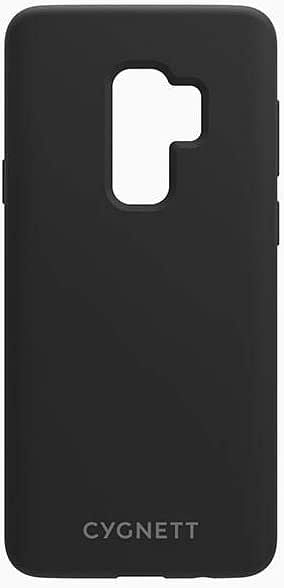 Cygnett Skin Slimline Case Soft Touch Flexible Shell Slim & Lightweight Works with Wireless Chargers Raised Camera Bezel Scratch Resistant Edge to Edge Shockproof for Samsung Galaxy S9 Plus - Black