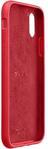 Cellularline Soft Touch Case for Apple iPhone X, Red - One Size