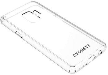 Cygnett AeroShield Slim Protective Case, Shock Absorbent TPU Frame, Scratch Resistant, Lightweight Design, [Friendly Wireless Charger] [Hard-Shell Back] for Samsung Galaxy S9 - Crystal Clear - One Size