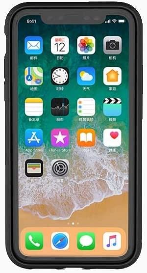 Cygnett Phone Case Skin Slimline with Soft Touch, Flexible Shell, Slim & Lightweight, Works with Wireless Chargers, Raised Camera Bezel, Scratch Resistant, Edge to Edge Shockproof - For Iphone XR/black/One Size