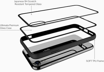 Cygnett Ozone Premium Glass Case Iphone Xr Black - Cy2640Ozone