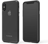 PureGear Android IPhone Case Apple iPhone XS,Clear & Black/One Size