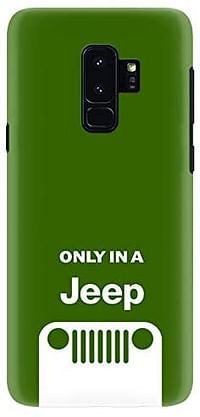 Stylizedd Samsung Galaxy S9 Plus Slim Snap Case Cover Matte Finish - Only In A Jeep - Green/One size