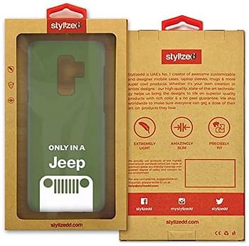 Stylizedd Samsung Galaxy S9 Plus Slim Snap Case Cover Matte Finish - Only In A Jeep - Green/One size