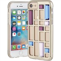 Case Mate Case-Mate Iphone 7 Caged Crystal Case - Gold - One Size