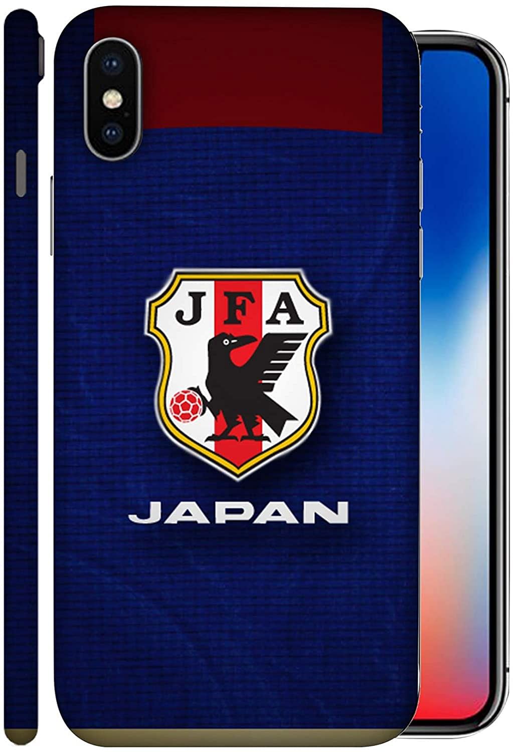 ColorKing Apple iphone X Football Blue Case shell cover - Fifa Japan 02/Multi Color/One Size