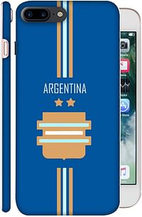 Colorking Apple Iphone 7 Plus Football Blue Case Shell Cover - Fifa Argentina 01 - One Size , Multicolor