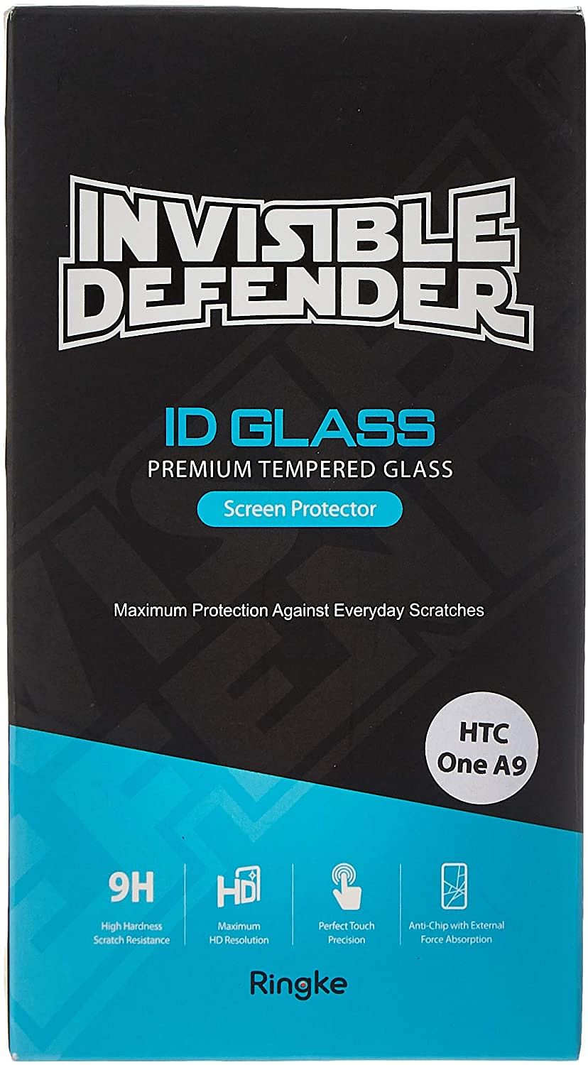 Rearth 0.33mm Invisible Defender 9H Tempered Glass Screen Protector for HTC One A9 - One Size , Clear