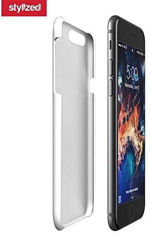 جراب Stylizedd Apple Iphone 8 Plus نحيف سهل التركيب بلمسة نهائية مطفأة اللمعة - Routine (أبيض)/One size