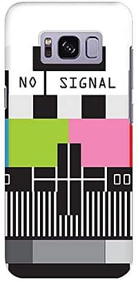 Stylizedd Samsung Galaxy S8 Plus Slim Snap Case Cover Matte Finish - No Signal Tv - Multi Color