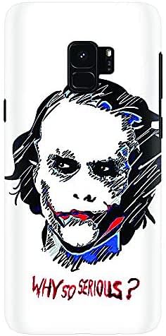 جراب Stylizedd لهاتف Samsung Galaxy S9 Slim Snap Case - Why So Serious - متعدد الألوان