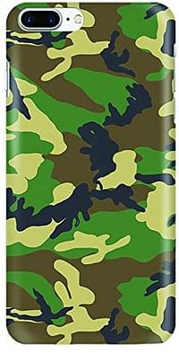 جراب Stylizedd لهاتف Apple Iphone 8 Plus رفيع ذو لمسة نهائية مطفأة اللمعة - Jungle Camo - متعدد الألوان/One size