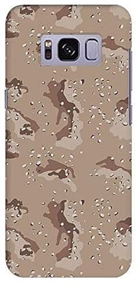 Stylizedd Samsung Galaxy S8 Slim Snap Case Cover Matte Finish - Desert Storm Camo - Beige - One Size