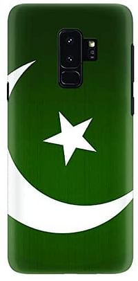 Stylizedd Samsung Galaxy S9 Plus حافظة سناب رفيعة ذات مظهر غير لامع - علم باكستان - متعدد الألوان ، مقاس واحد