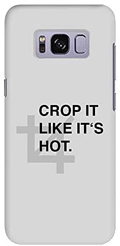 Stylizedd Samsung Galaxy S8 Plus Slim Snap Case Cover Matte Finish - Crop It - Grey/One Size