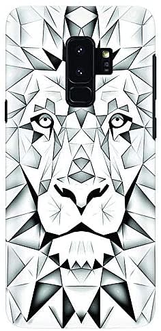 Stylizedd Samsung Galaxy S9 Plus Slim Snap Case Cover Matte Finish - Poly Lion - White