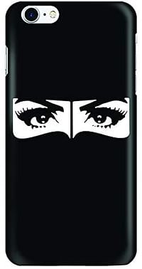 جراب Stylizedd لهاتف Apple iPhone 8 Slim Snap Case - Naqabi Eyes - أسود