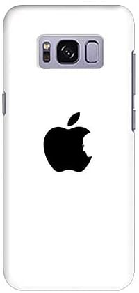 جراب Stylizedd لهاتف Samsung Galaxy S8 Plus نحيف بلمسة نهائية مطفأة اللمعة - Steve's Apple - أبيض