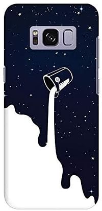 Stylizedd Samsung Galaxy S8 Plus Slim Snap Case Cover Matte Finish - Milky Way/Multicolor/One Size