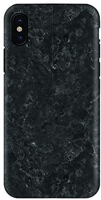 Stylizedd iPhone XS/iPhone X Tough Pro Matte Case Cover Matte Finish - Marble Texture White/Black/One size