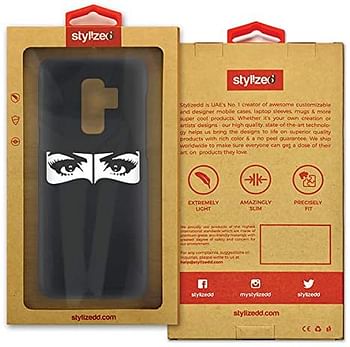 Stylizedd Samsung Galaxy S9 Plus Slim Snap Case Cover Matte Finish - Naqabi Eyes - Black