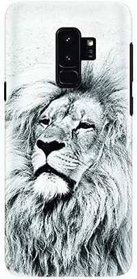 Stylizedd Samsung Galaxy S9 Plus Slim Snap Case Cover Matte Finish - Wise Lion/White