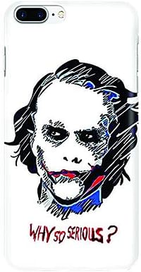 Stylizedd Apple Iphone 8 Plus Slim Snap Case Cover Matte Finish - Why So Serious? - Multi Colorr/One size