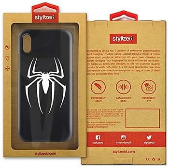 Stylizedd iPhone XS/iPhone X Snap Classic Matte Case Cover Matte Finish - Spidermark (Black) - One size.