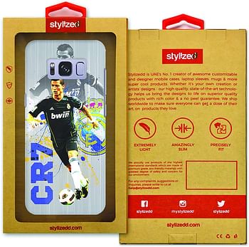 Stylizedd Samsung Galaxy S8 Slim Snap Case Cover Matte Finish - Cr7 Attack - Multi Color/One Size