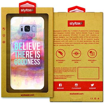 Stylizedd Samsung Galaxy S8 Plus Slim Snap Case Cover Matte Finish - Be The Good - Multi Color - One size.