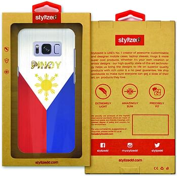 Stylizedd Samsung Galaxy S8 Plus Slim Snap Case Cover Matte Finish - Pinoy Pride - Multi Color